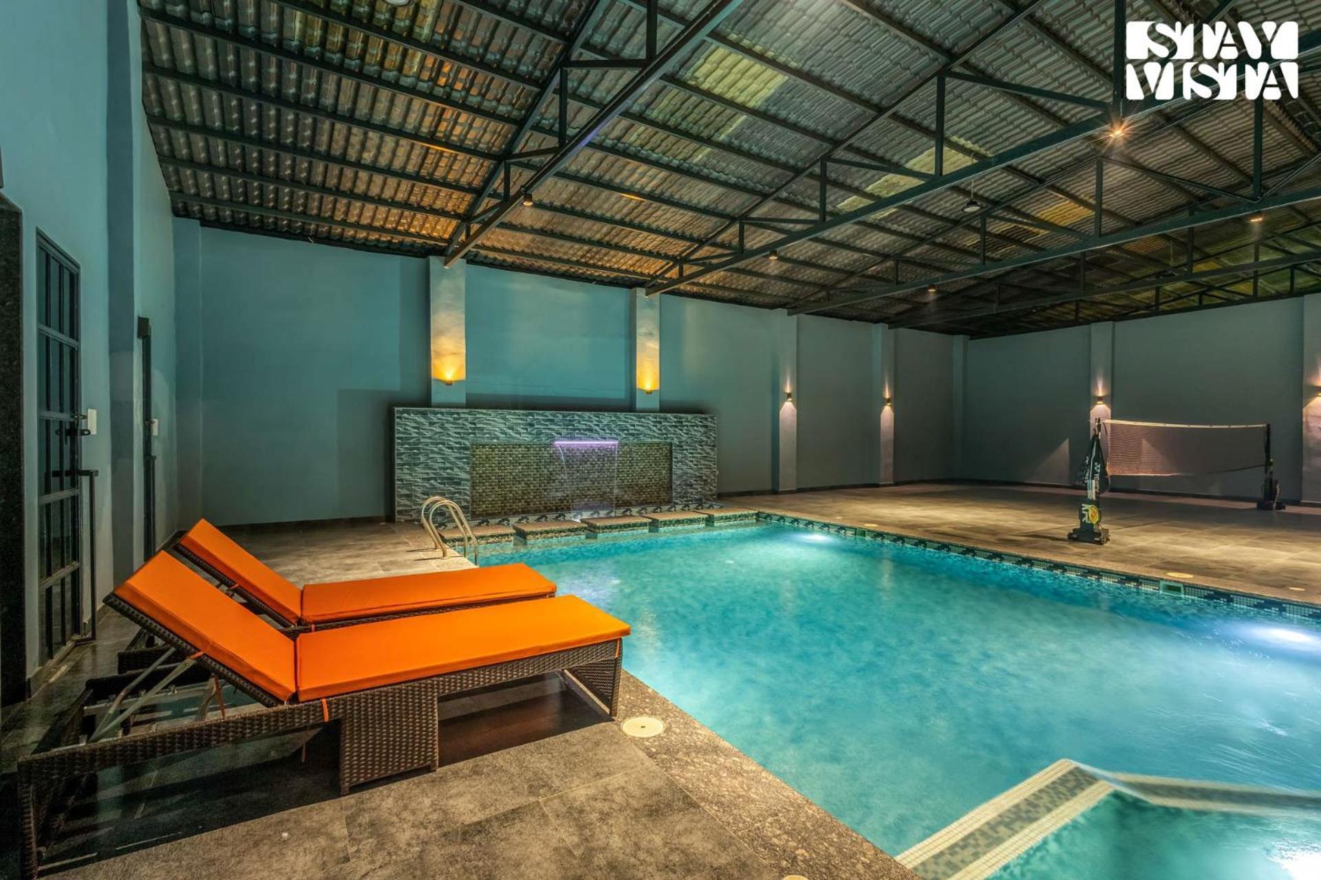 Villa Arcadian Manor With Indoor Pool Indoor-outdoor Games At By Stayvista